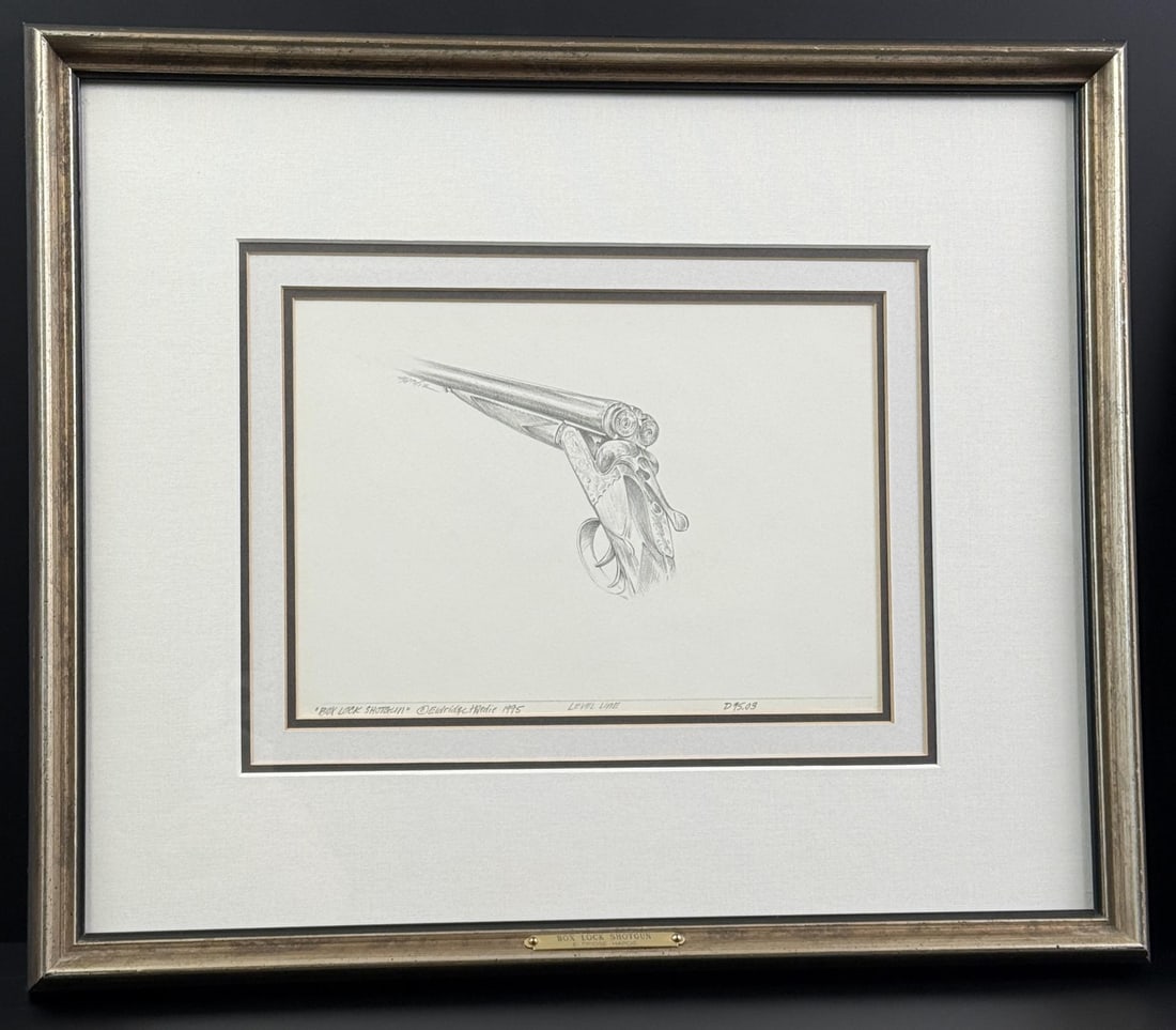 Eldridge Hardie Box Lock Shotgun Drawing (1 of 7)