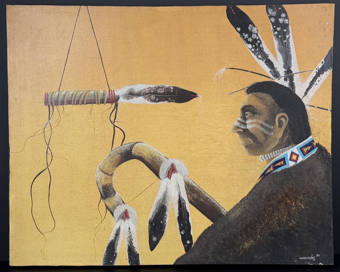 Clifford Brycelea Mandan Tribe Dancer Painting (1 of 5)