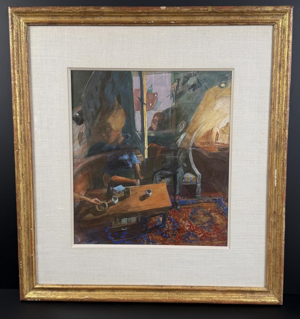 Robert Birmelin Smoke Filled Room Painting (1 of 5)