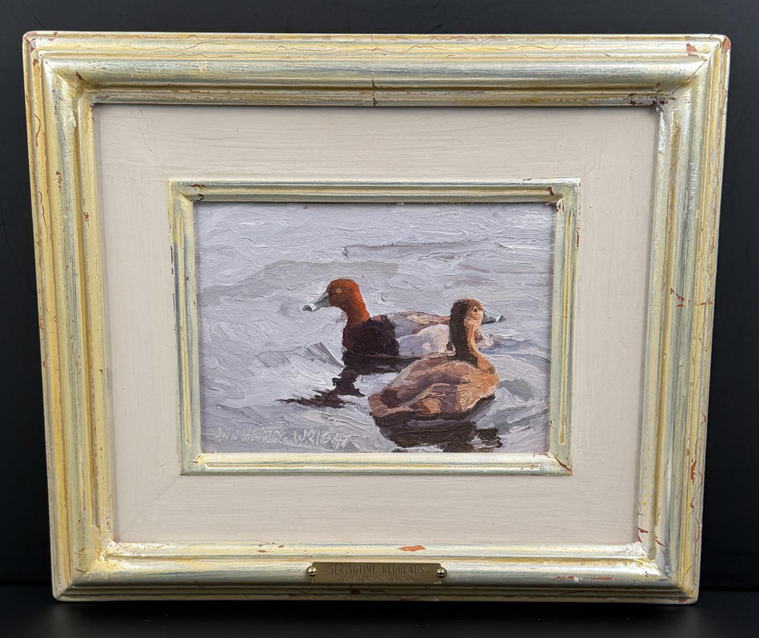 Ann Herzog Wright Springtime Redheads Painting (1 of 6)