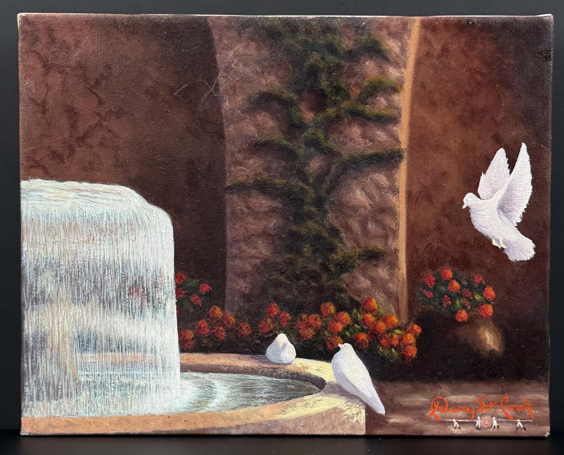 Gary Cook White Doves Painting (1 of 5)
