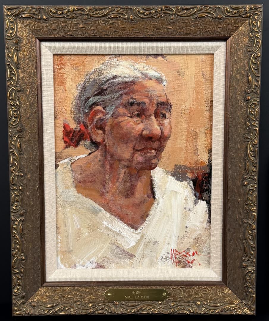 Mike Larsen Rose Painting (1 of 4)