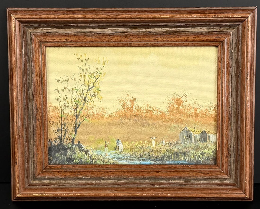 Lester Hughes Farmhouse Oil Painting (1 of 4)