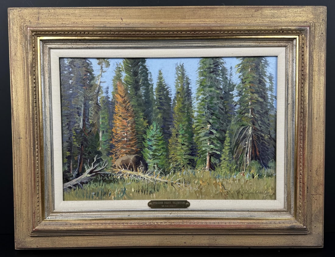 Wilson Hurley Yellowstone Park Painting (1 of 8)