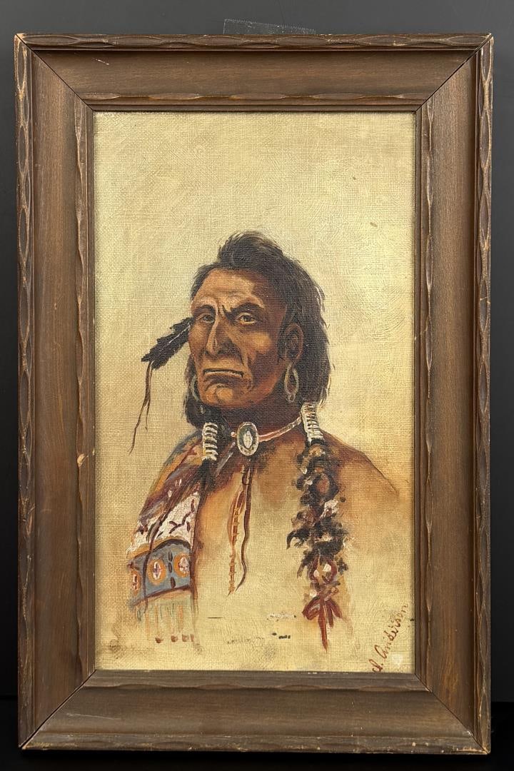 Anderson Butte Montana Indian Painting (1 of 5)