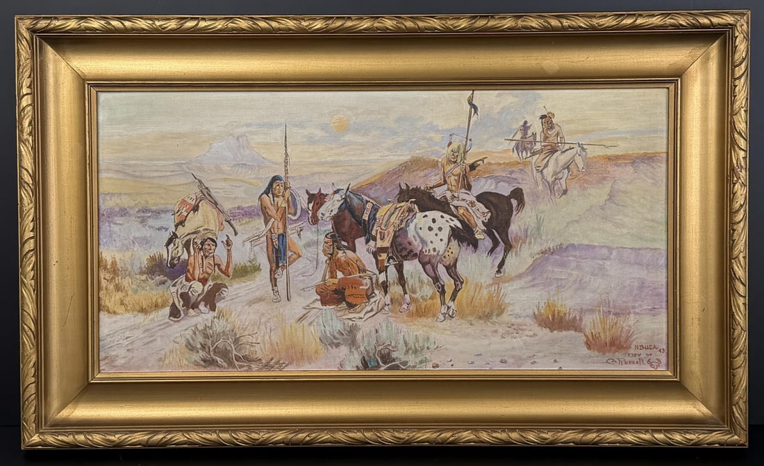 N Shea After Charles Russell Painting (1 of 4)