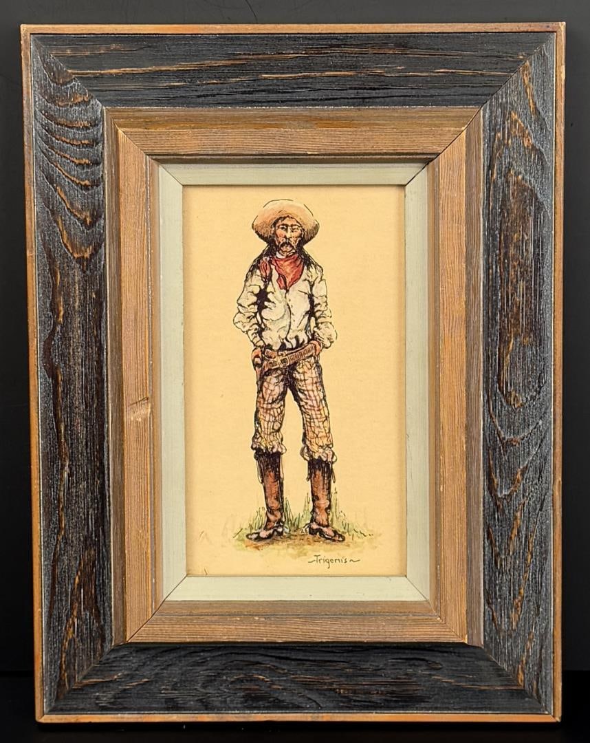 Katherine Trigonis Gunfighter Watercolor Painting (1 of 4)