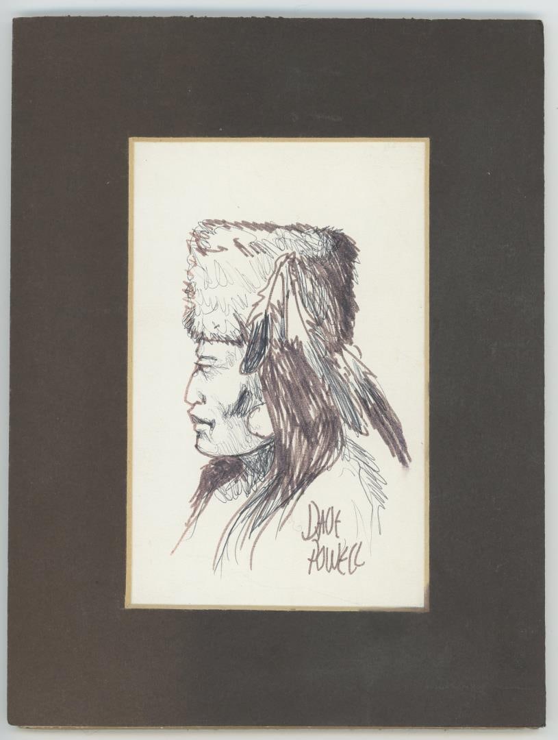 Dave Powell Otter Turban Drawing (1 of 3)