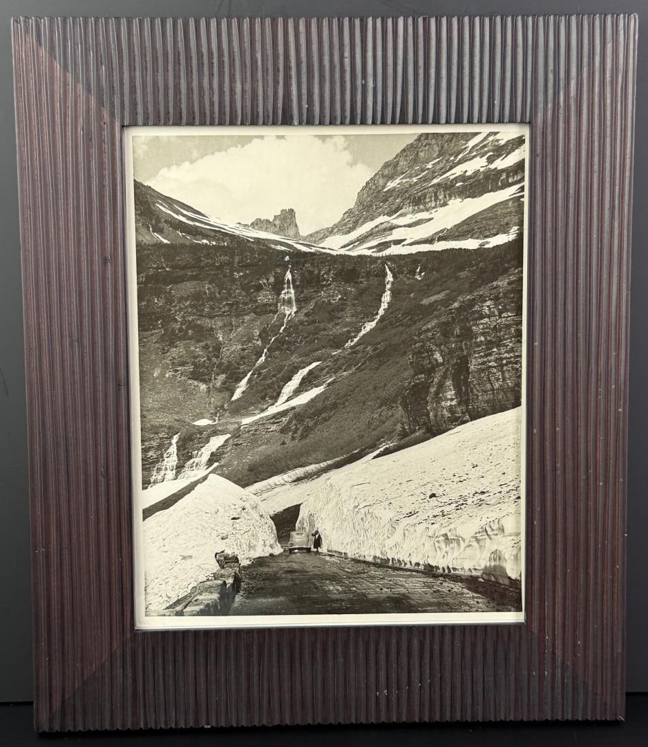 Going to the Sun Glacier Park Photo: 11 1/2" by 13 1/2" framed.