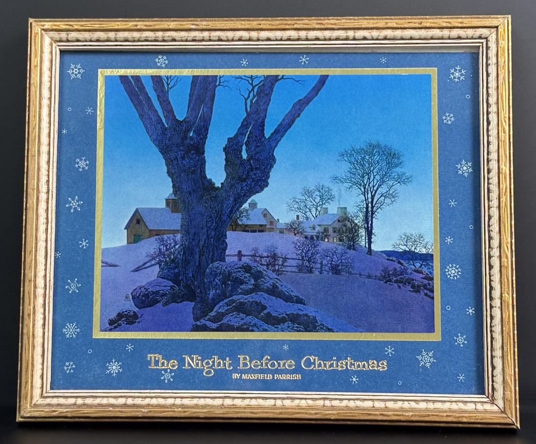 Night Before Christmas Maxfield Parrish Print (1 of 4)