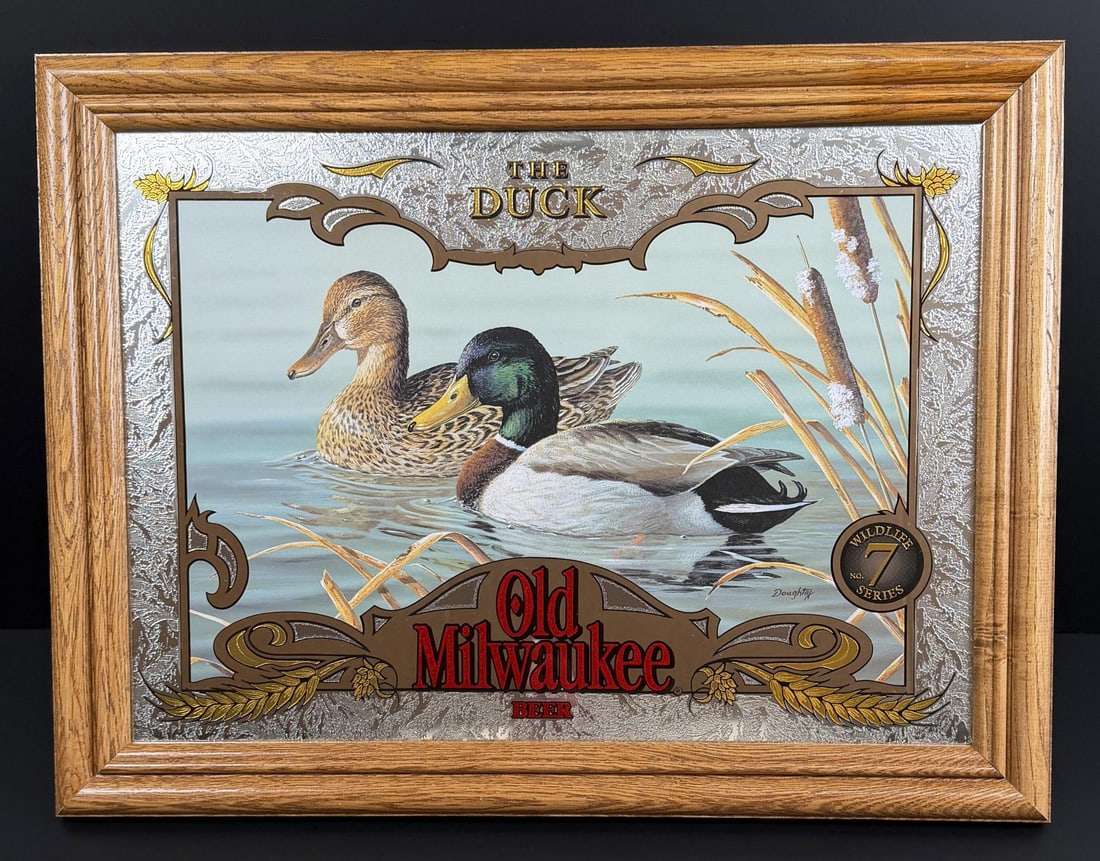 The Duck Old Milwaukee Beer Mirror (1 of 5)