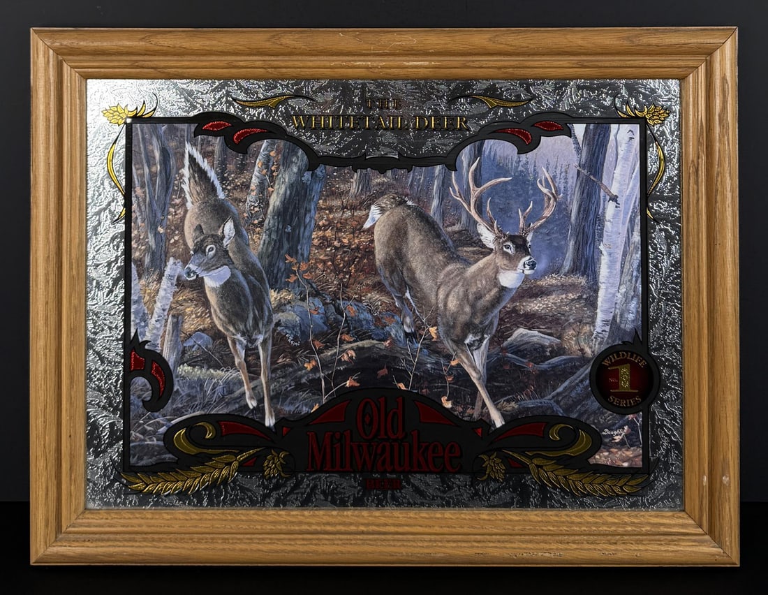 The Whitetail Deer Old Milwaukee Beer Mirror (1 of 5)