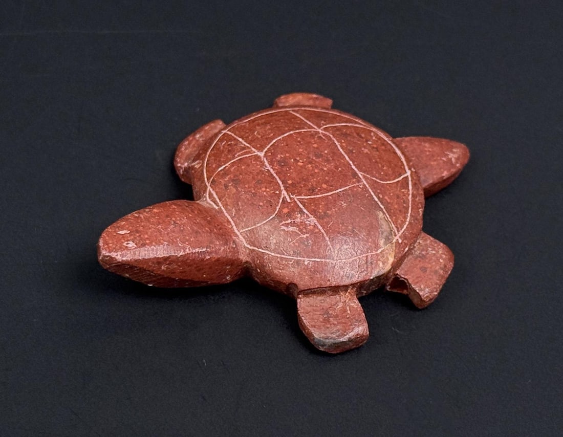 Native American Catlinite Pipestone Turtle - 2
