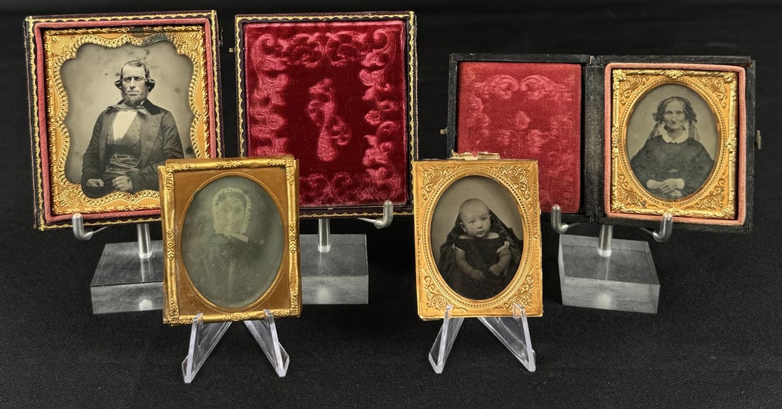Collection of Antique Ambrotype Photos (1 of 8)