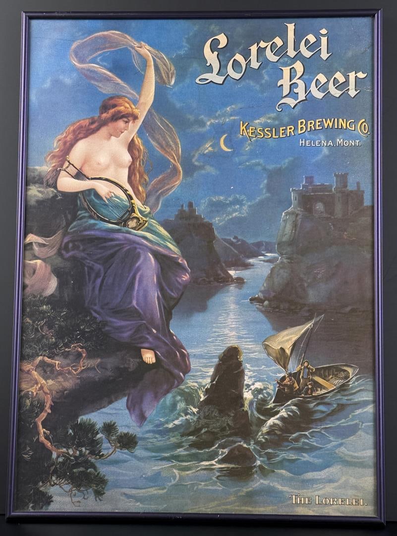 Metcalf Reprint Kessler Brewing Lorelei Beer Sign (1 of 3)