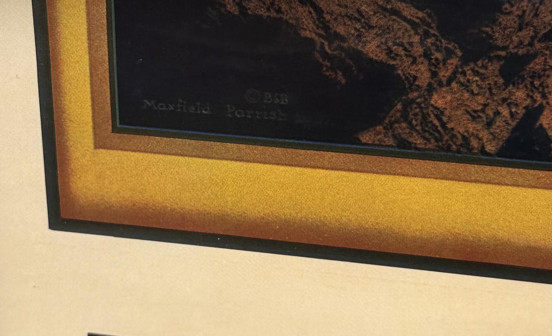 Evening Shadows Maxfield Parrish Print - 2