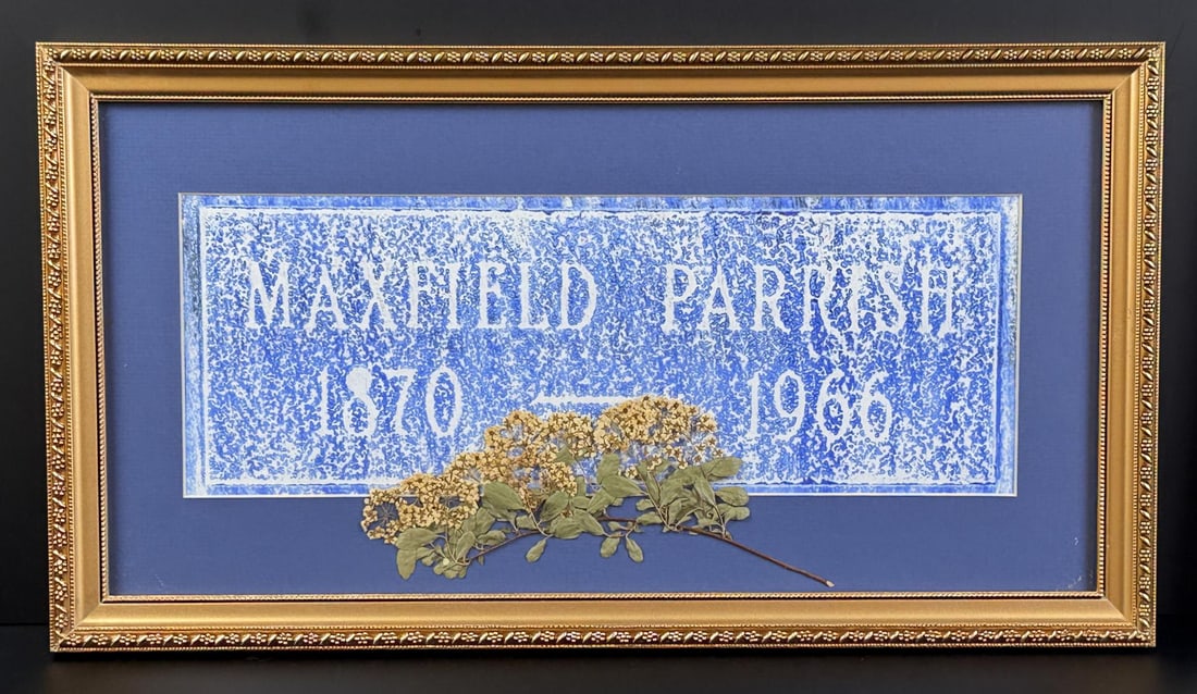 Maxfield Parrish Grave Headstone Rubbing (1 of 4)