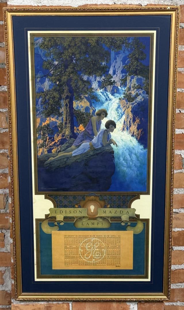 The Waterfall Edison Maxfield Parrish Calendar (1 of 5)