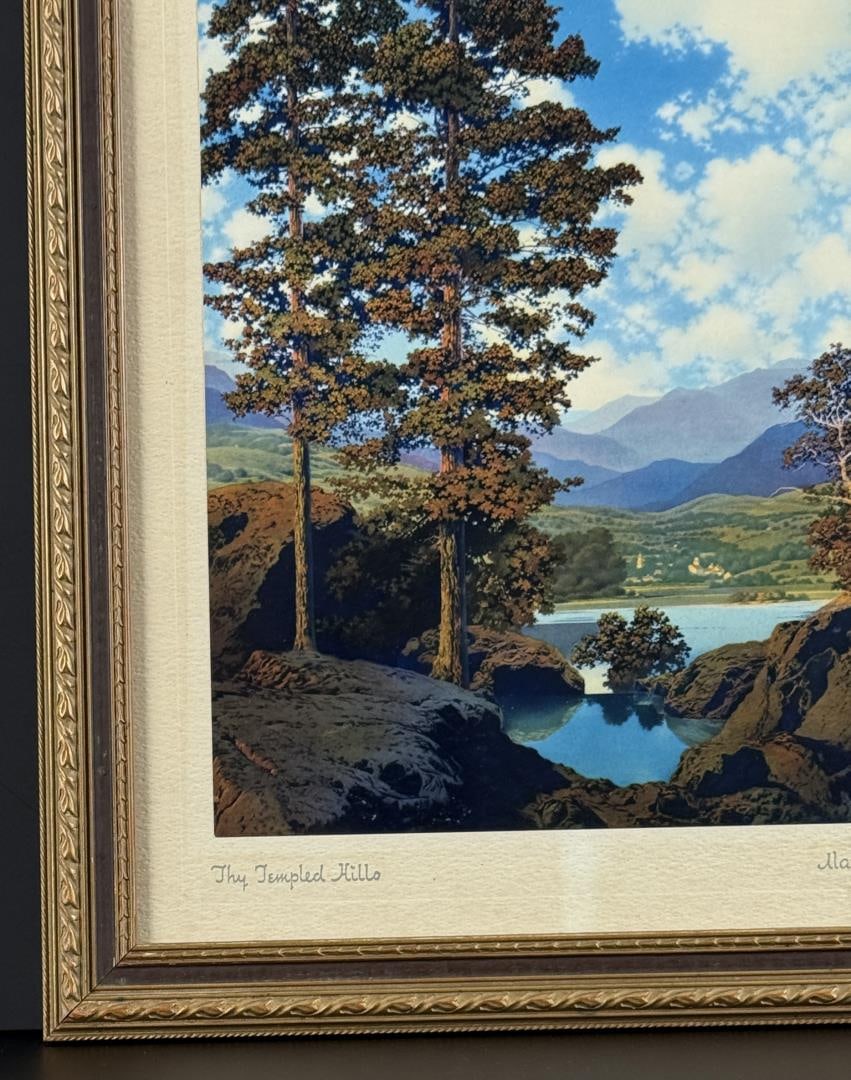 Thy Templed Hills Maxfield Parrish Print - 2