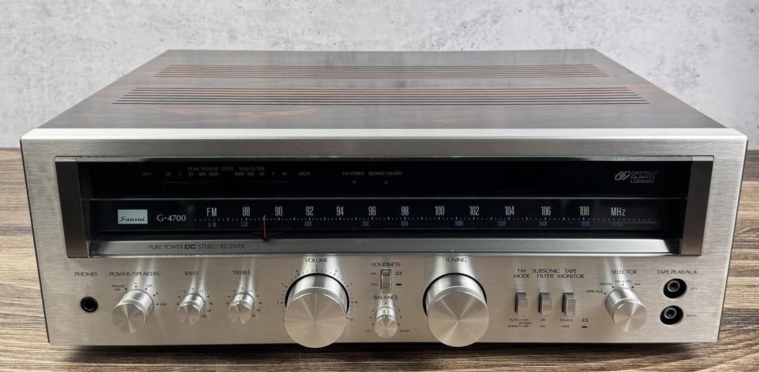 Sansui G-4700 Pure Power DC Stereo Receiver (1 of 8)