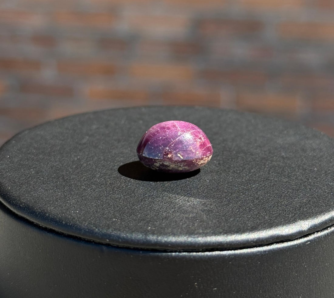 Natural Star Ruby Cabochon Gemstone - 2