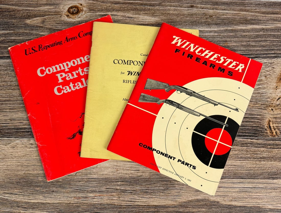 Winchester Firearms Parts Components Catalogs: Nice grouping