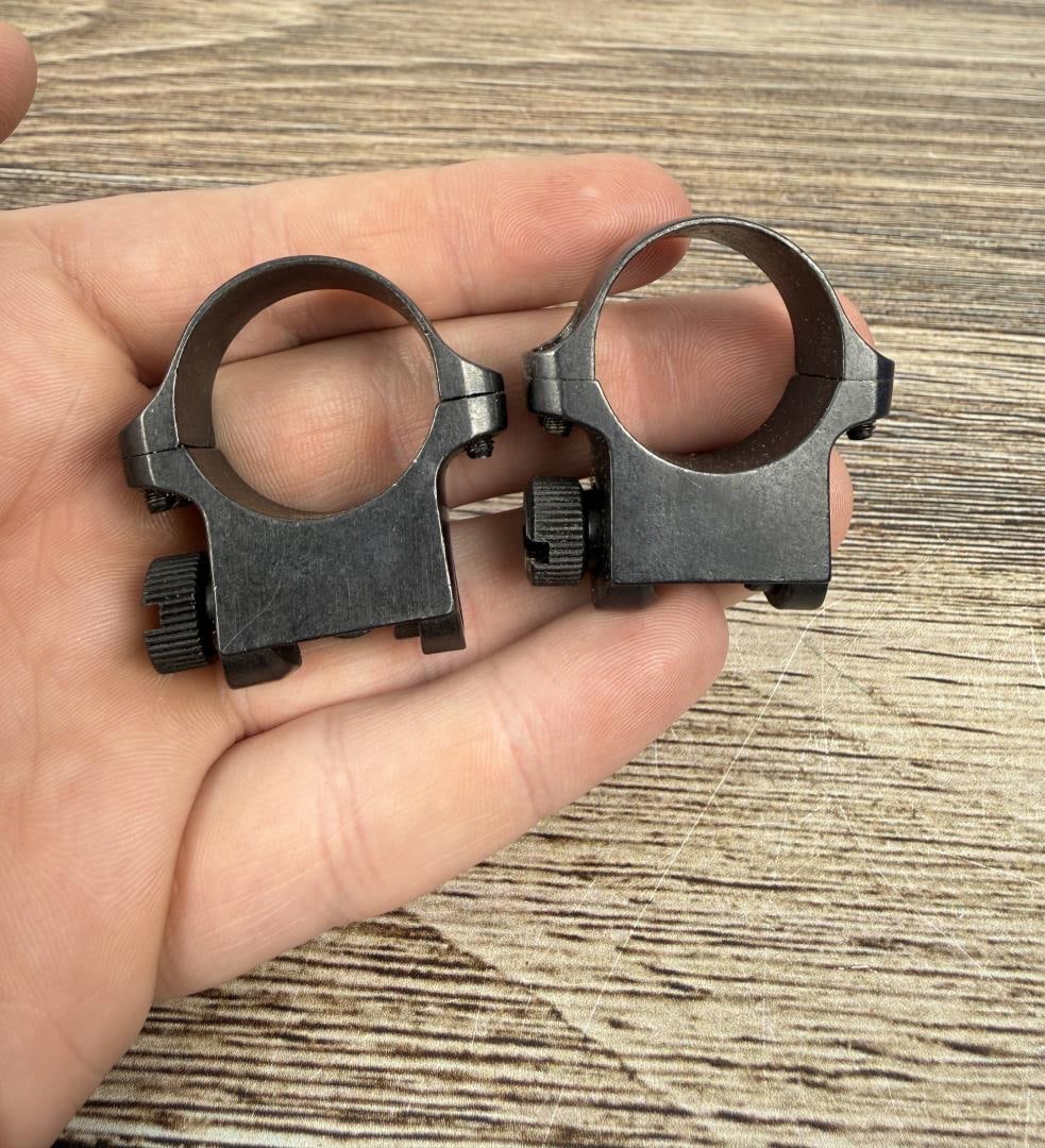 Ruger Blued Rifle Scope Rings: Nice set.
