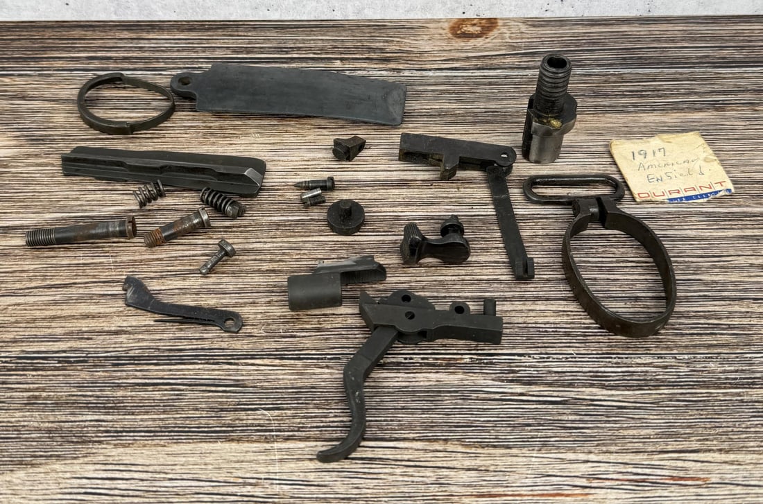 Collection of Enfield 1917 Rifle Parts: Nice grouping