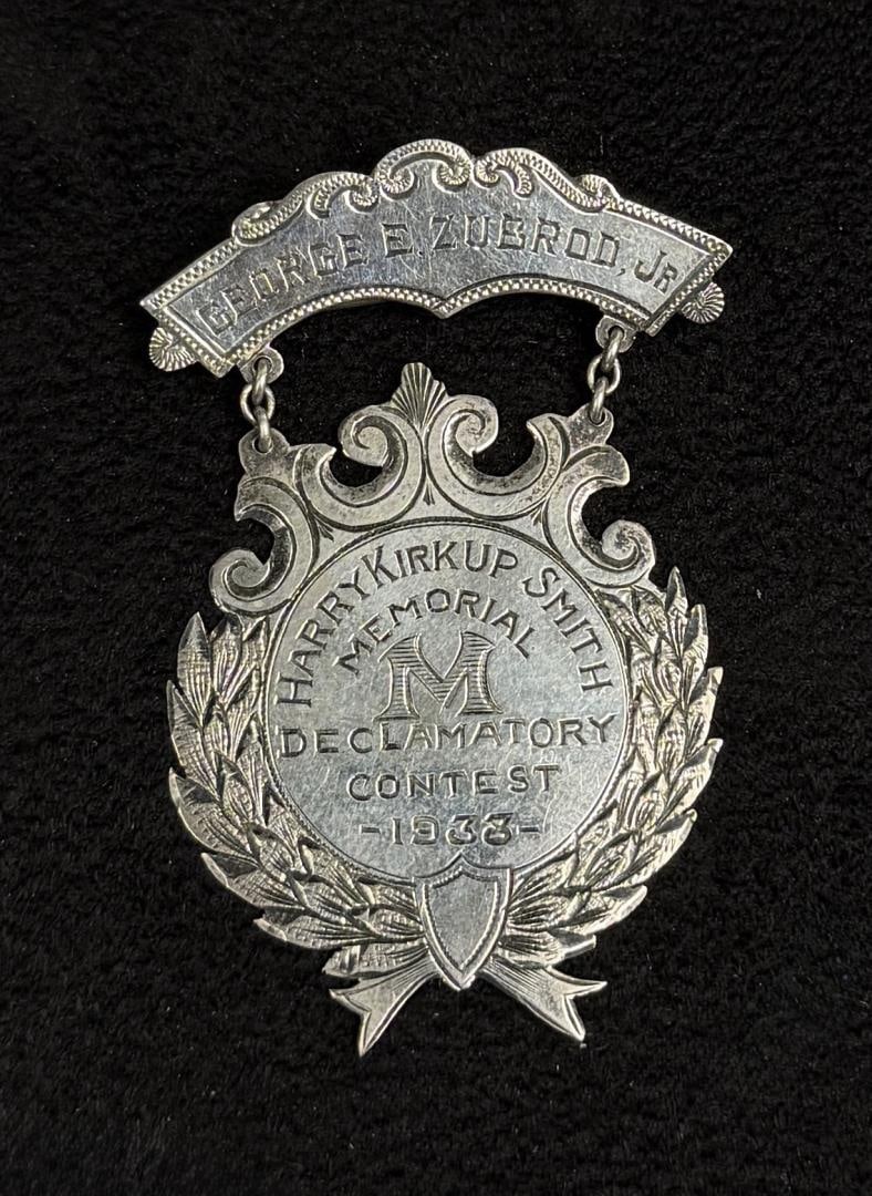 Harry Smith Memorial Declamatory Contest Medal (1 of 3)