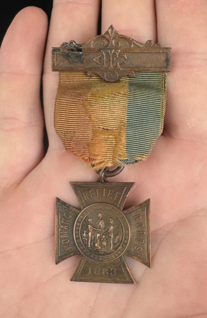 1883 Womans Relief Corps Medal: Nice example.