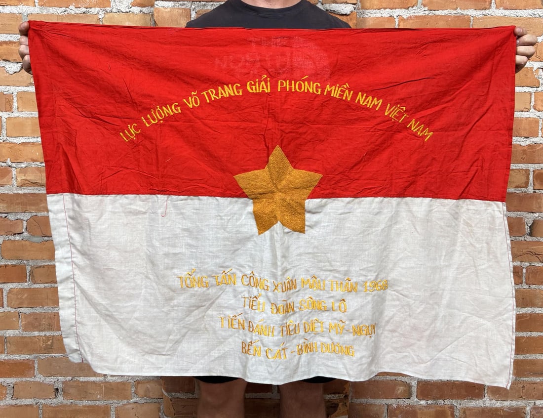 Vietnam War Viet Cong Flag Tet Offensive (1 of 3)