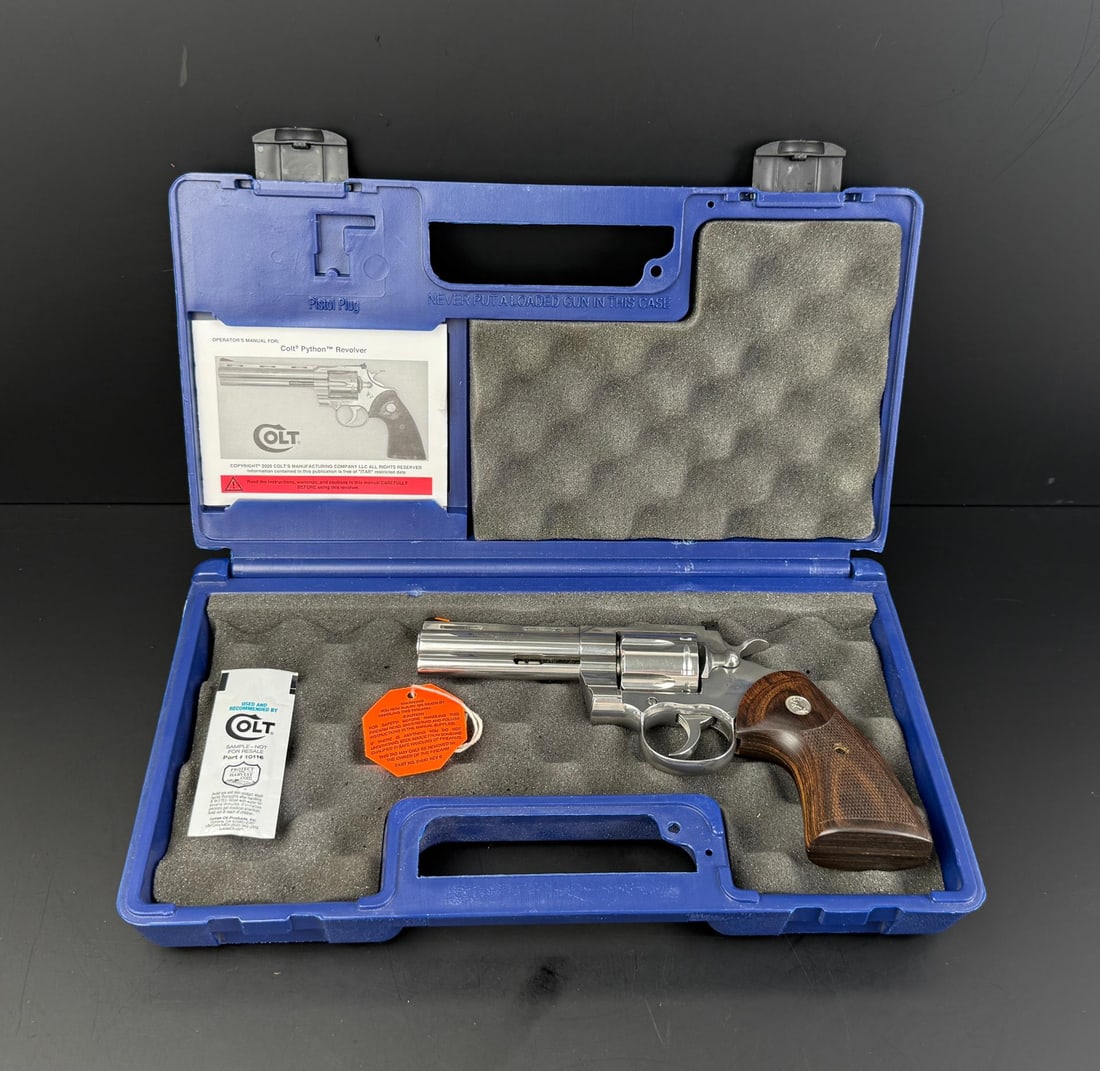 Colt Python Stainless .357 Revolver Pistol - 12