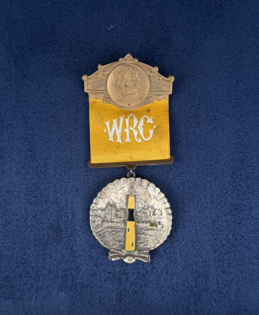 Women's Relief Corps 1910 GAR Medal: Atlantic City New Jersey.