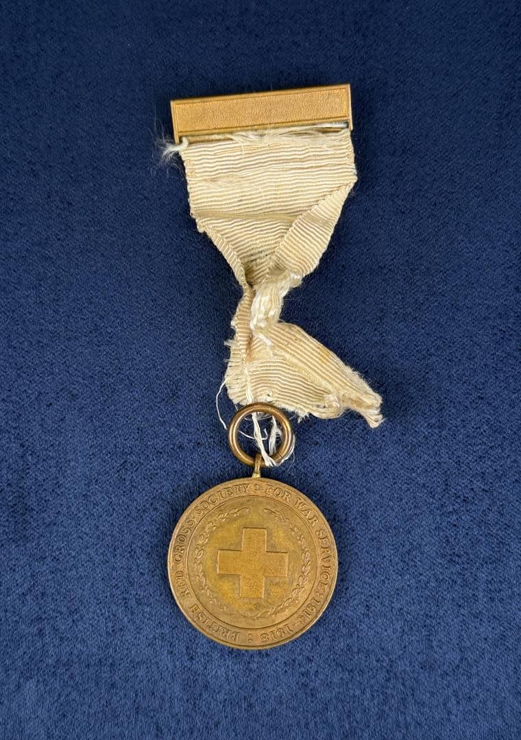 WWI WW1 British Red Cross Society Medal: Nice example.