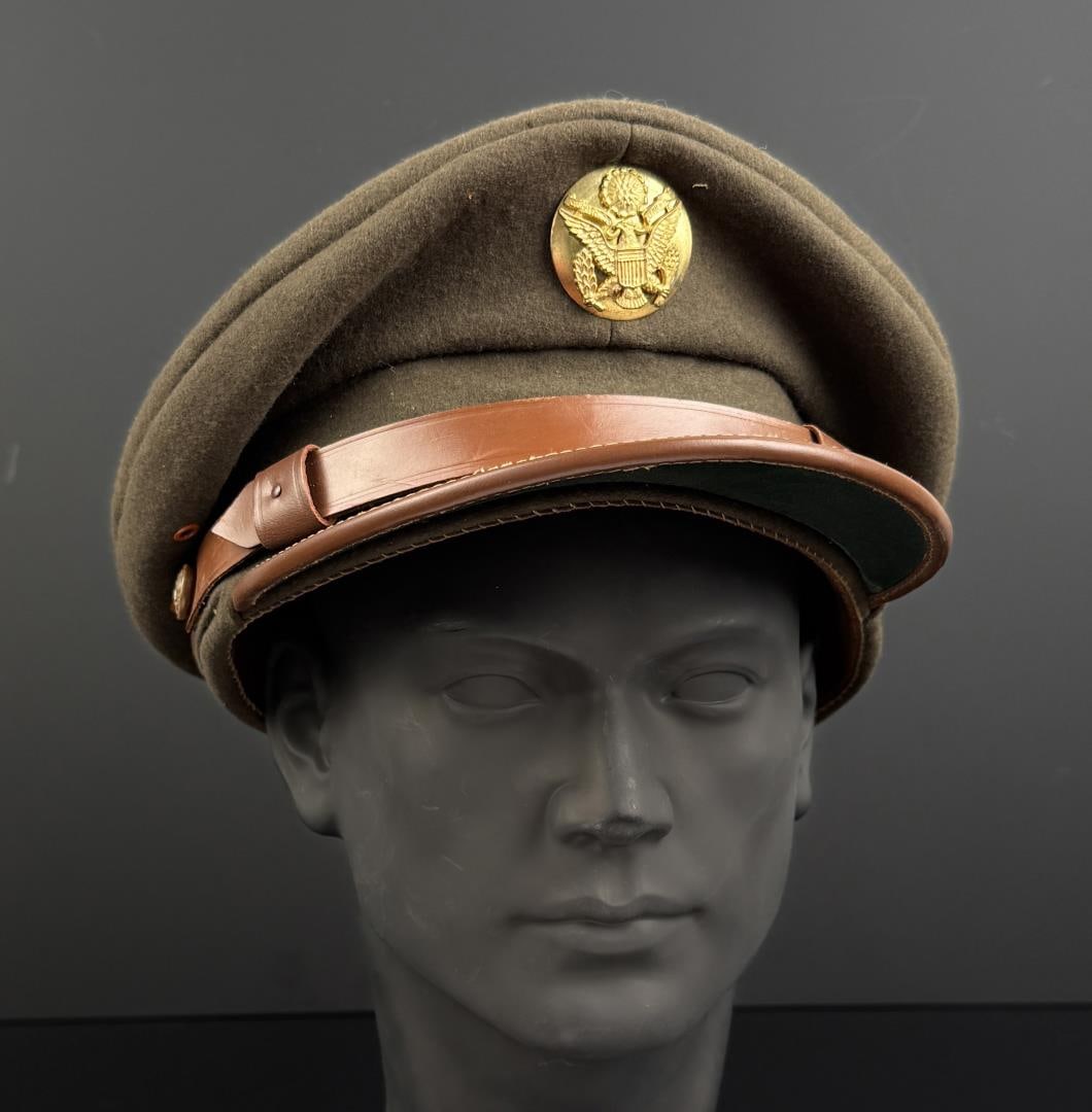 WW2 US Army Air Corps Crusher Visor Dress Cap: Nice example