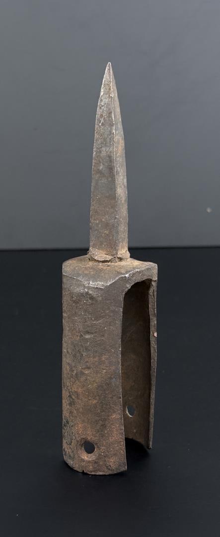 Spanish Colonial Pike Pole Arm Head: 7 3/4" long. Provenance: Estate collection of Compton LaBauve Jr.