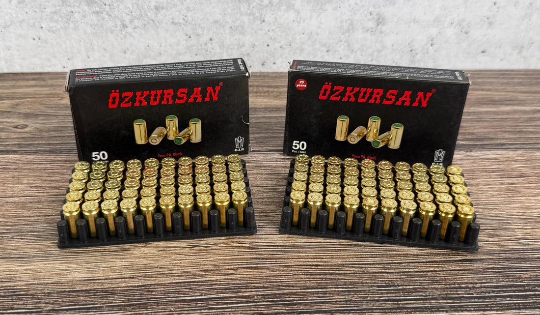 Ozkursan 9mm Blank Pistol Ammo: California and New York Shipments requires this lot to be sent to an FFL Dealer