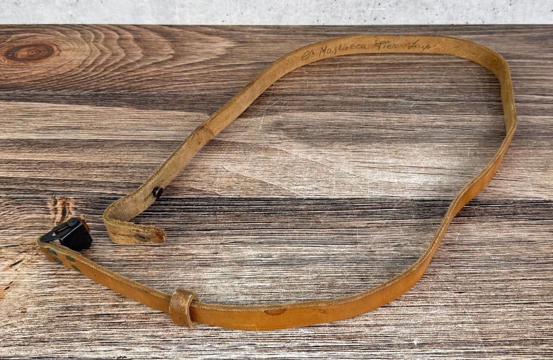 WW2 Italian Rifle Sling: Decent example