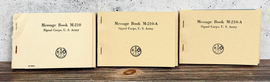 WW2 M-210 Message Books with Pigeon Paper (1 of 5)