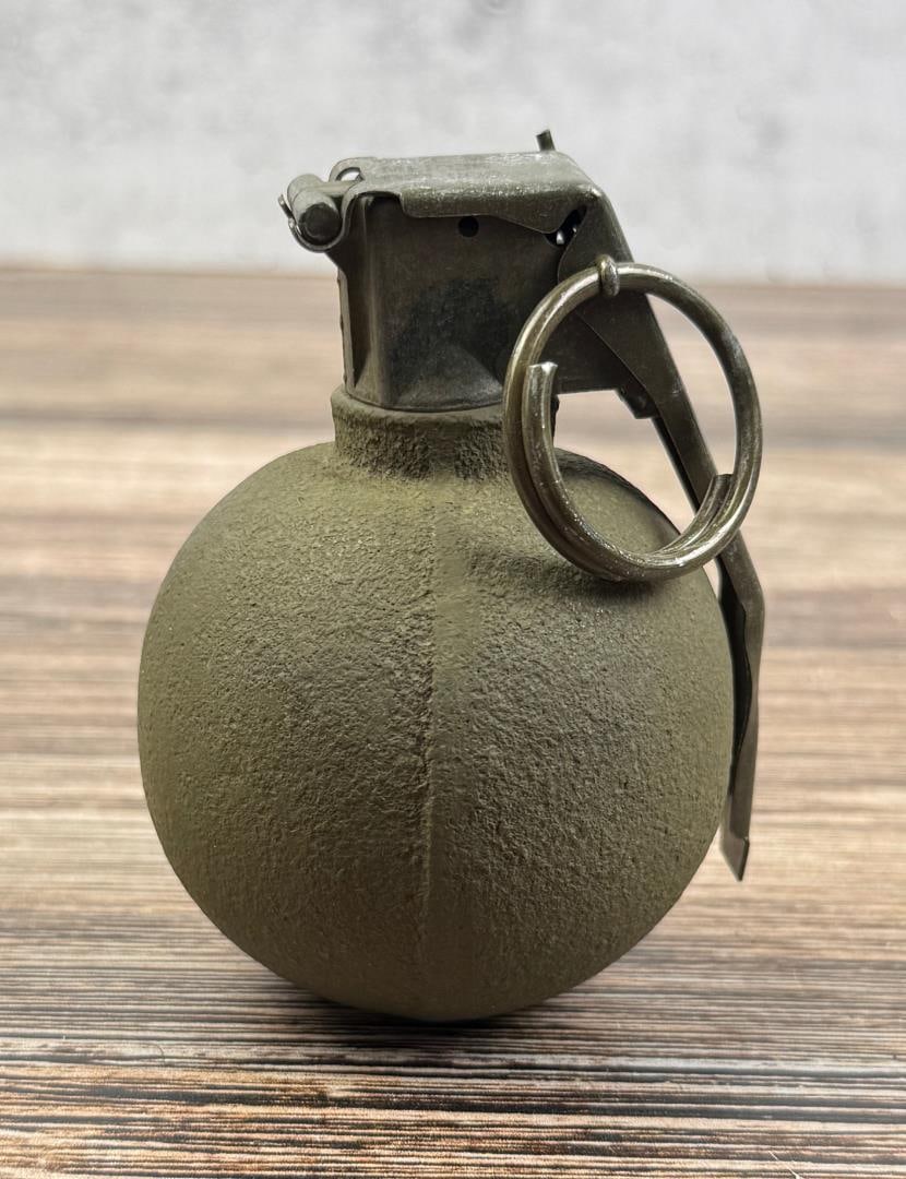 Inert Vietnam War Baseball M69 Practice Grenade: Inert