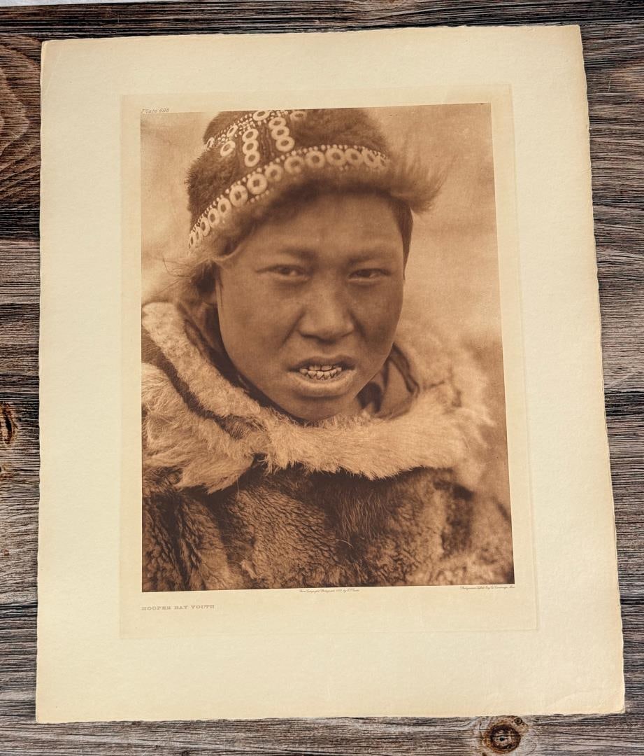 Edward Curtis Hooper Bay Youth Photogravure (1 of 7)