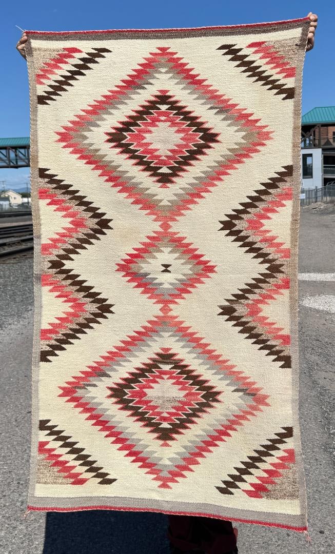 Navajo Indian Transitional Ganado Blanket (1 of 3)
