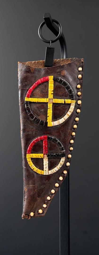 Sioux Native American Indian Quilled Knife Sheath (1 of 3)