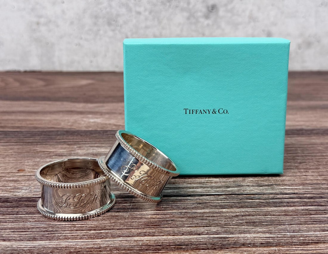 Tiffany & Co Sterling Silver Napkin Rings (1 of 11)