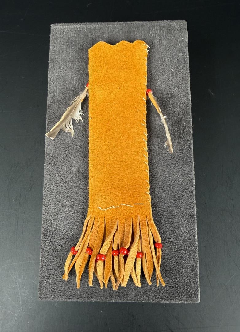 Native American Indian Beaded Pipe Bag - 2