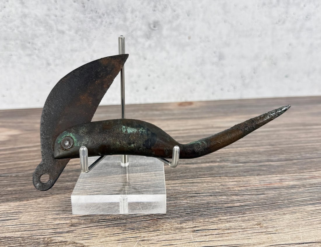 Antique Chinese Fisherman Pocket Knife: 7" closed
