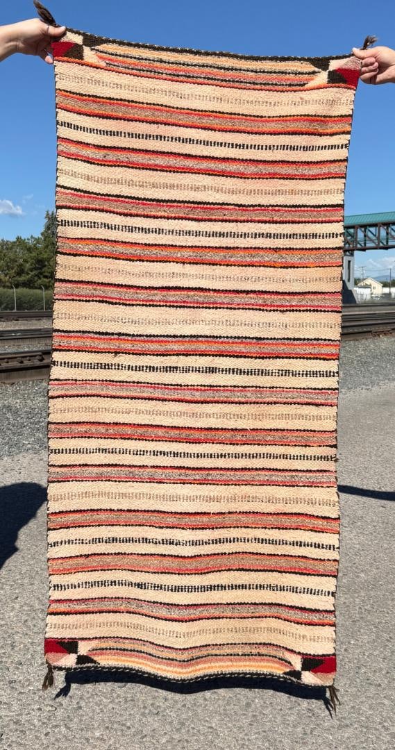 Navajo Indian Double Saddle Blanket (1 of 5)