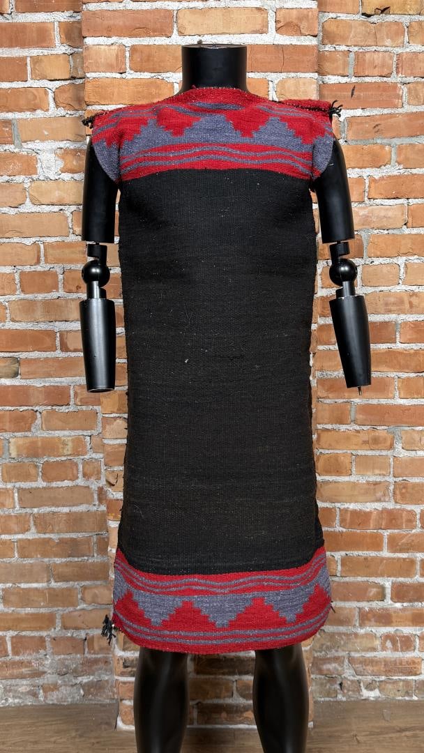 Navajo Indian Biil Rug Blanket Dress: 20" by 42"