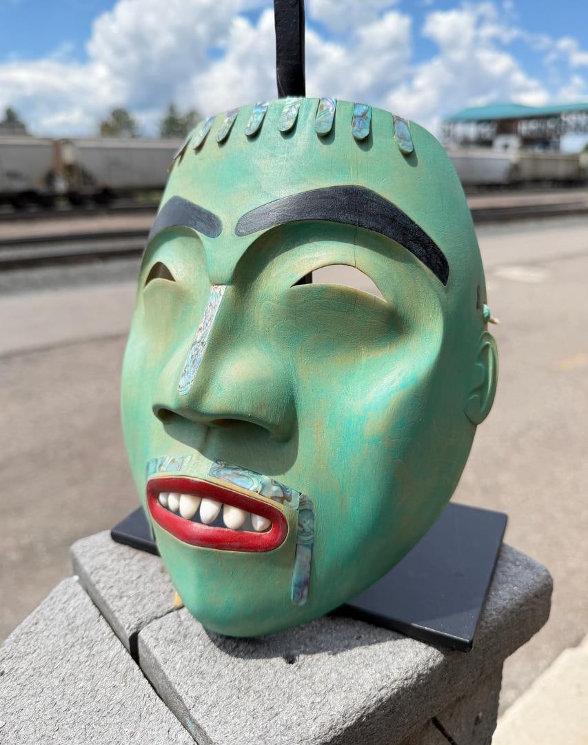 Gerry Dudoward Tsimshian Northwest Coast Mask (1 of 10)