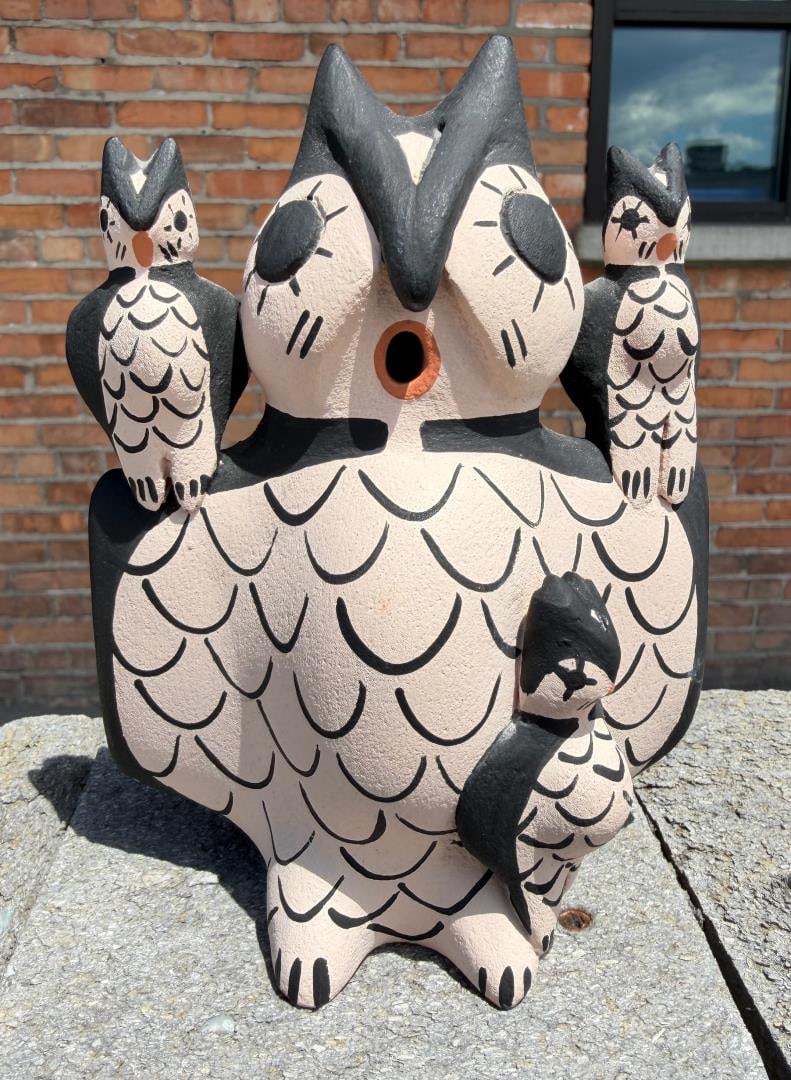 Mary Herrera Cochiti Pueblo Owl (1 of 7)